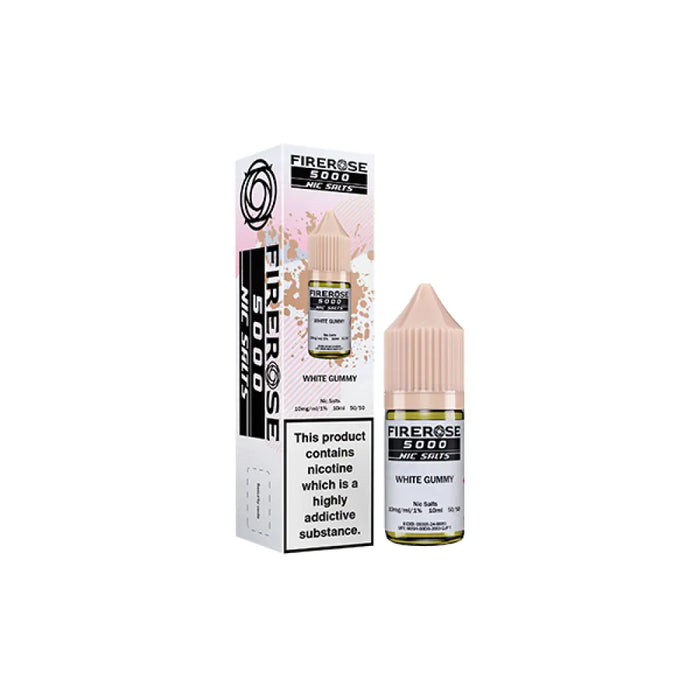White Gummy nic salt by FireRose 5000 uk