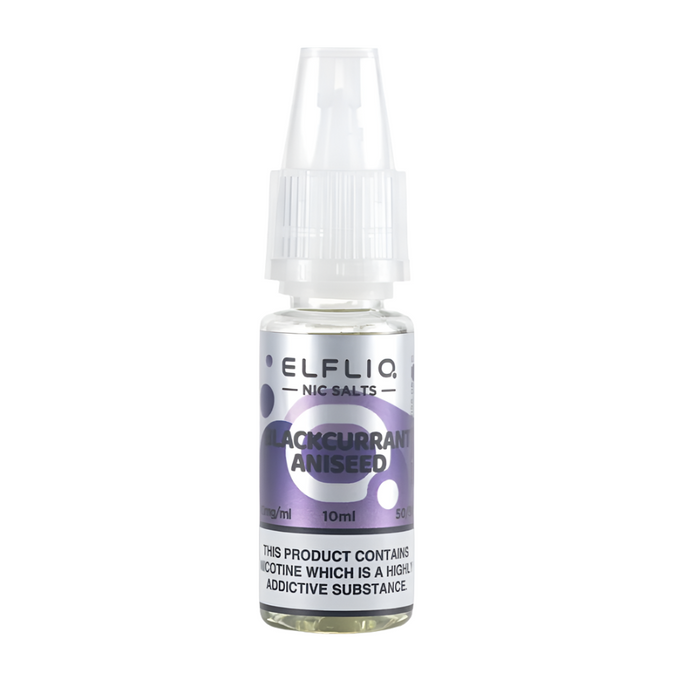Blackcurrant Aniseed Elfliq Nic Salt by Elfbar