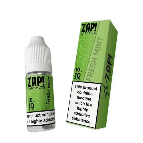 Fresh Mint Nic Salt By Zap! Bar Salts UK