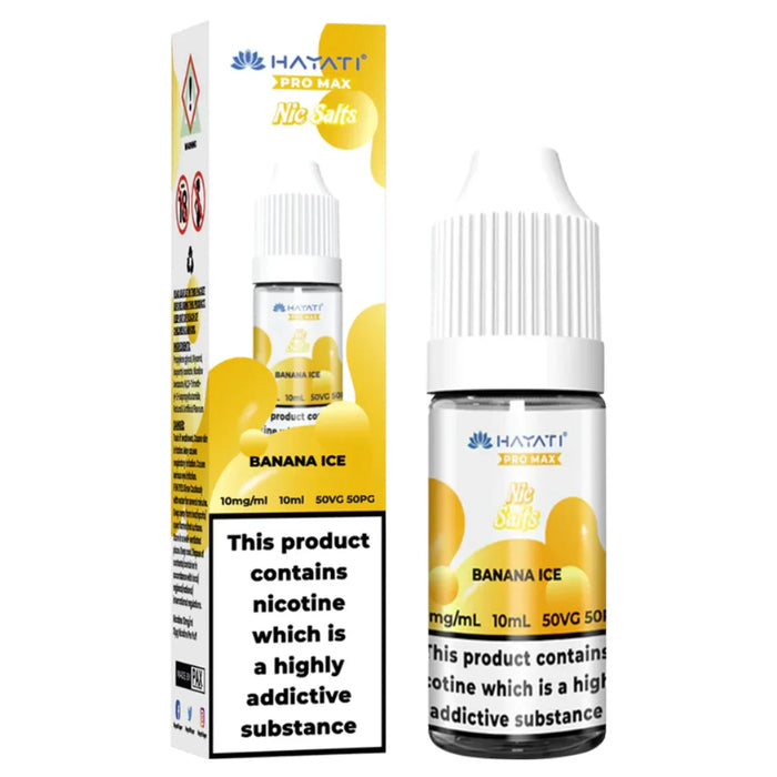 Banana Ice Nic Salt By Hayati Pro Max uk.