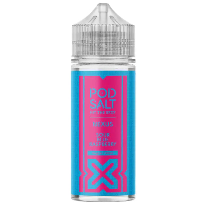 Nexus Sour Blue Raspberry 100ml By Pod Salt UK