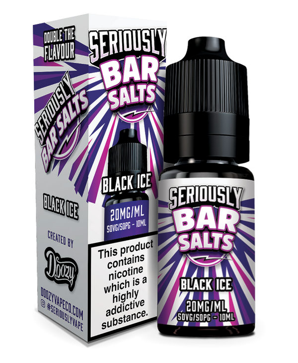 Black Ice Nic Salt By Seriously Bar Salts UK