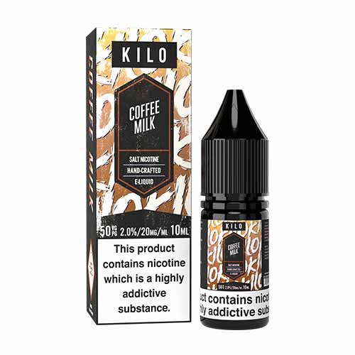 Coffee Milk Nic Salts By Kilo Eliquids UK