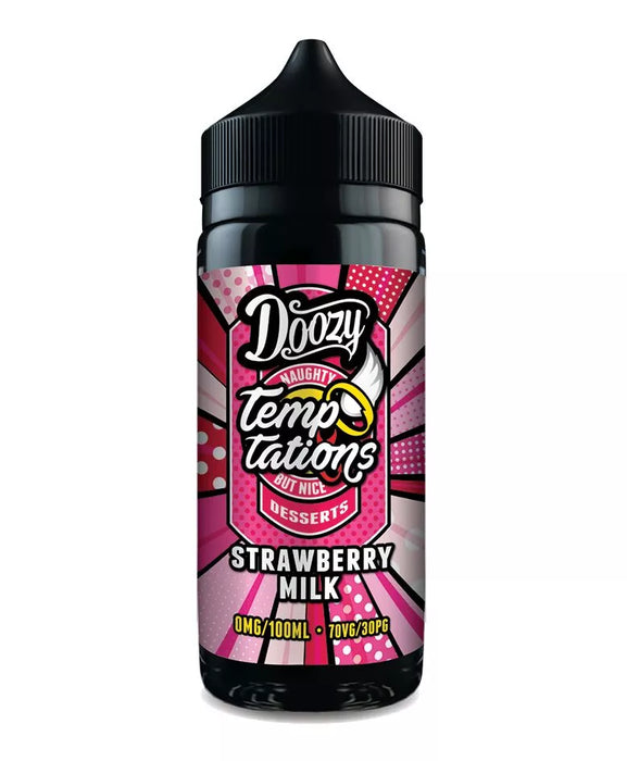 Strawberry Milk 100ml By Doozy Temptations UK