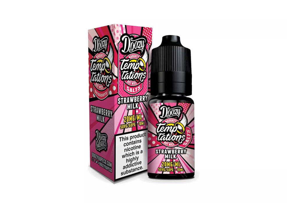 Strawberry Milk Nic Salt By Doozy Temptations UK