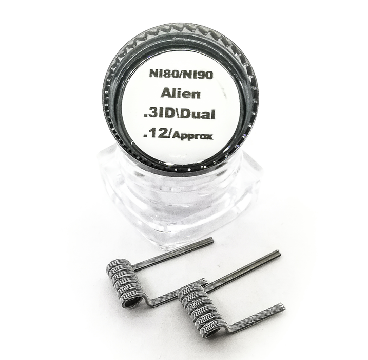 Ni80/Ni90 Alien Coils By The Kilted Devil handmade rda coils
