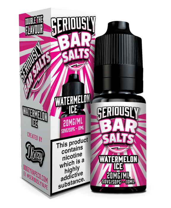 Watermelon Ice Nic Salt By Seriously Bar Salts UK