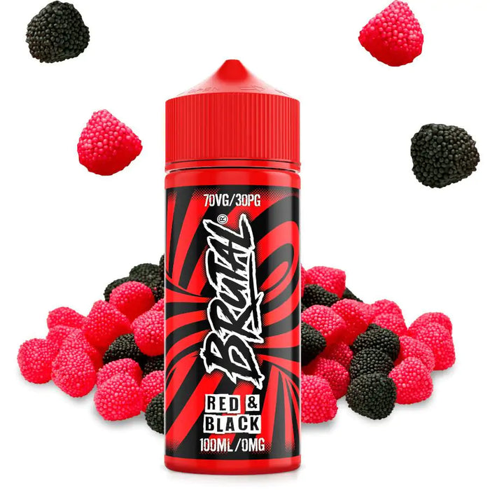 Brutal Red & Black 100ml By Just Juice UK