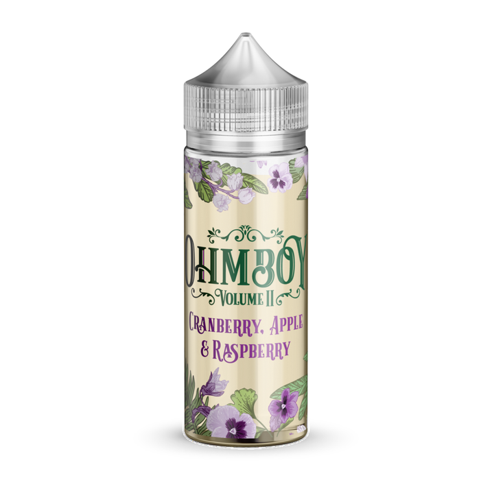 Cranberry Apple Raspberry 100ml By OHM BOY short fill UK