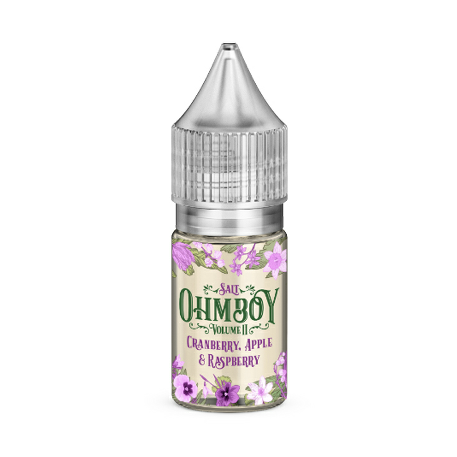 Cranberry Apple Raspberry Nic Salts By OHM BOY Vol II