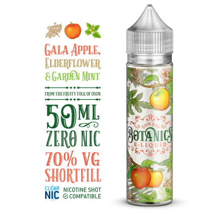 Gala Apple, Elderflower And Garden Mint 50ml OHM BOY Volume II/Botanics