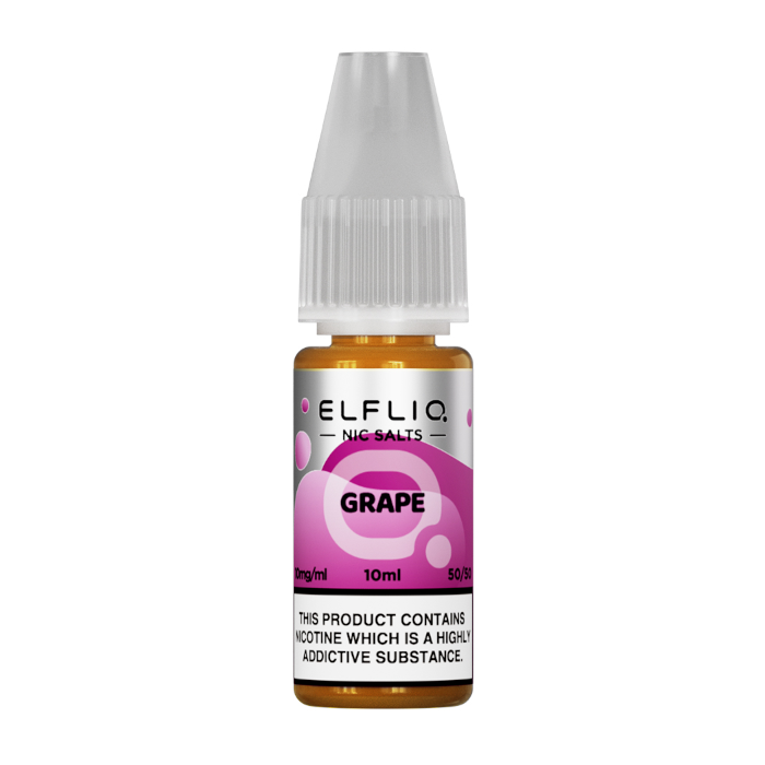 Grape Elfliq Nic Salt by Elfbar UK