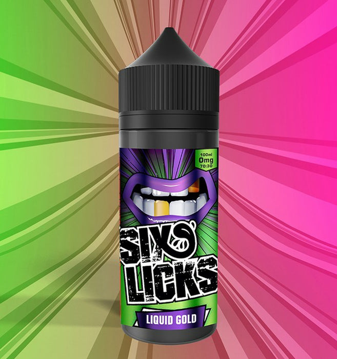 Liquid Gold (Six Licks) 100ml 0mg