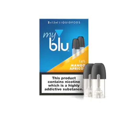 Mango Apricot E-Liquid Pods By Blu