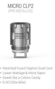 TFV4 Micro CLP/STC Replacement Coils By Smok