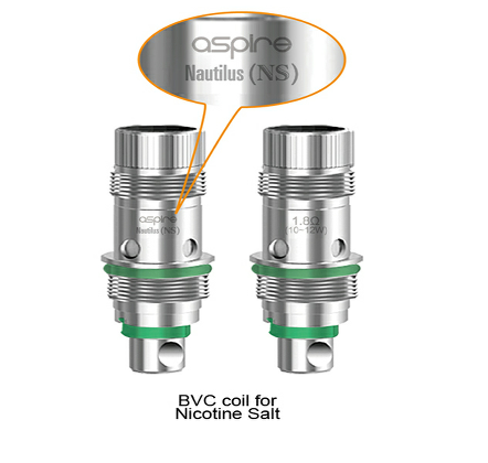 Nautilus BVC Replacement Coils By Aspire