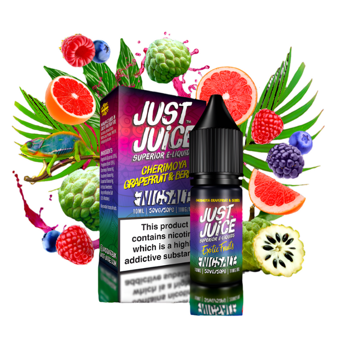 Cherimoya, Grapefruit & Berries Nic Salt By Just Juice UK