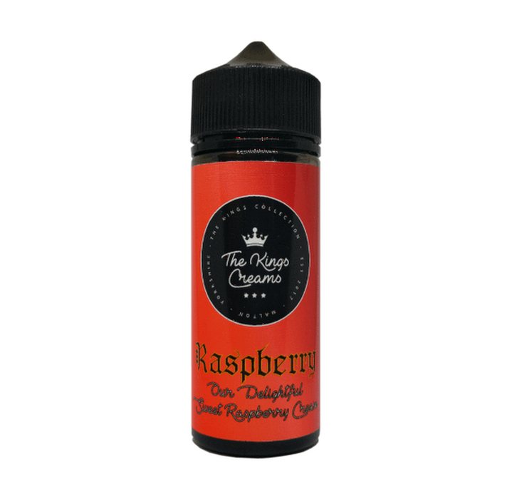 The Kings Cream -Raspberry 100ml By The Kings Custard short fill UK