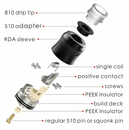 Recurve RDA 24mm By Wotofo And MikeVapes