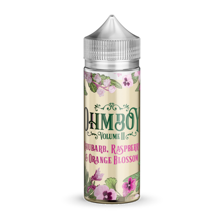 Rhubarb Raspberry Orange Blossom 100ml By OHM BOY short fill UK