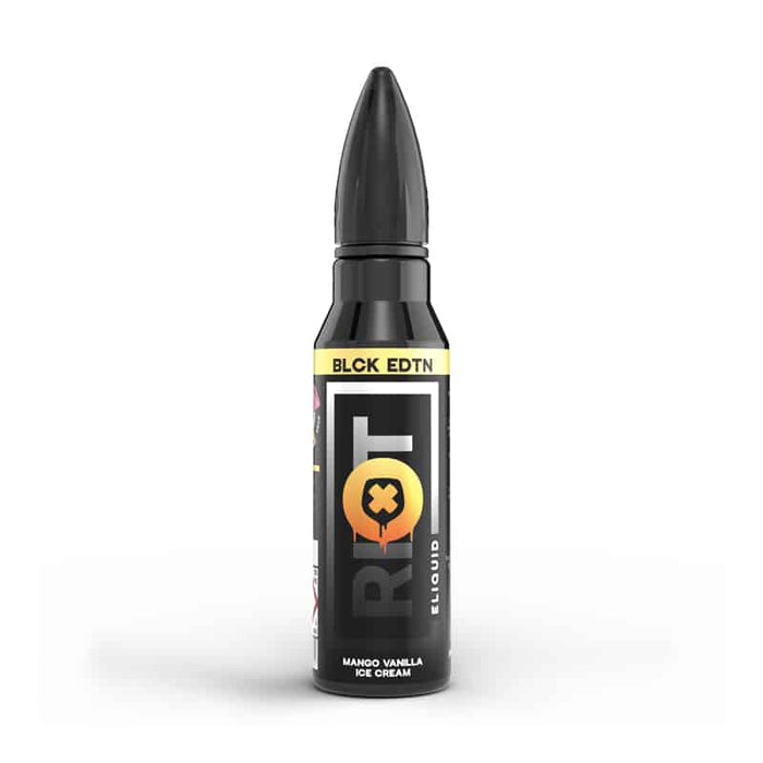 Riot Squad BLCK EDTN Mango Vanilla Ice Cream 50ml UK