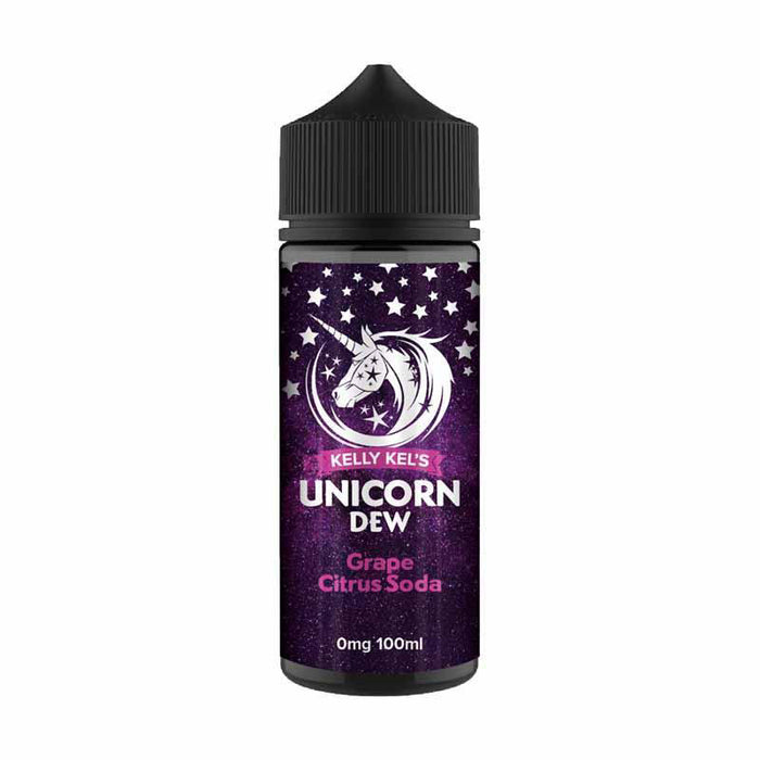 Kelly Kel's Unicorn Dew - Grape Citrus Soda 100ml By Future Juice UK