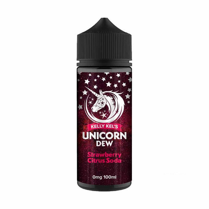 Kelly Kel's Unicorn Dew - Strawberry Citrus Soda 100ml By Future Juice UK