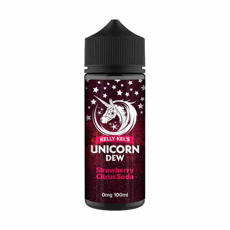 Kelly Kel's Unicorn Dew - Strawberry Citrus Soda 100ml By Future Juice UK