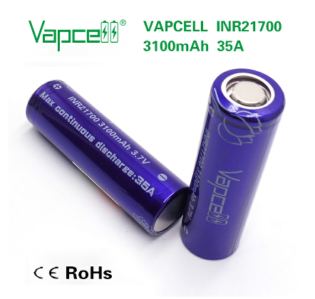 21700 INR 3100mAh 35A By Vapcell (30T)