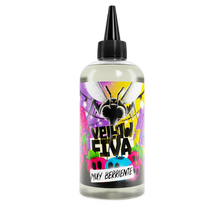Yellow Fiva 200ml Muy Berriente By Joe's Juice short fill UK