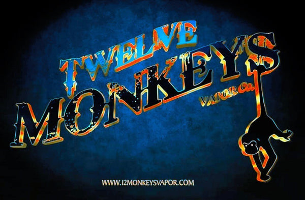 Twelve Monkeys Vapor Co. was conceived be to a premium e-liquid line that is affordable and brings you some of the best tasting flavours on the market.  Sold in the UK by The Vapour Bar UK