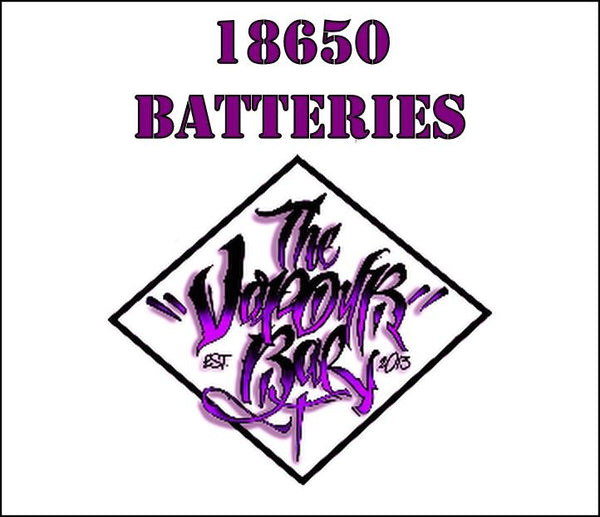 18650 Batteries. Sold in the UK by The Vapour Bar.