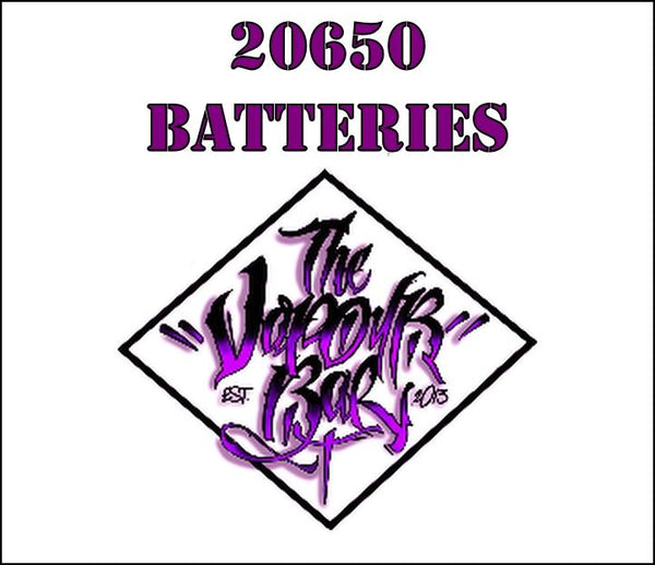 20650 Batteries Sold in the UK by The Vapour Bar.
