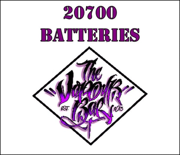 20700 Batteries Sold in the UK by The Vapour Bar.