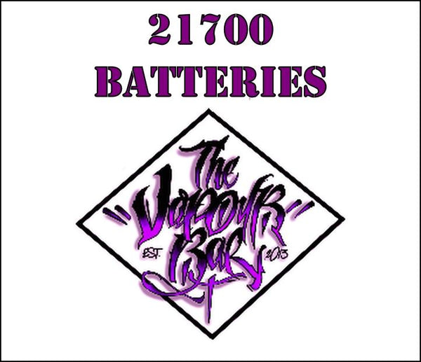 21700 Batteries Sold in the UK by The Vapour Bar.