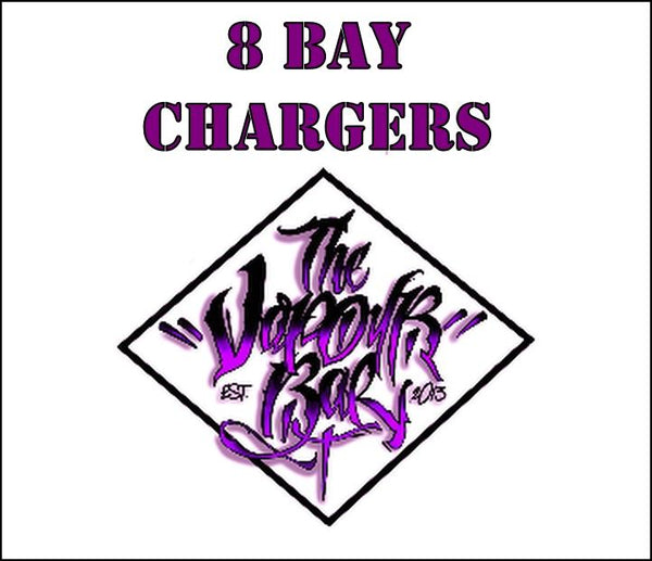 8 Bay Chargers Sold in the UK by The Vapour Bar.