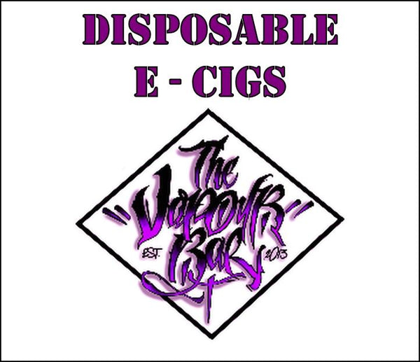 Disposable E Cigs Sold in the UK by The Vapour Bar.