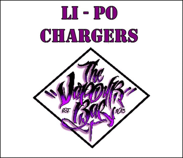 Li Po Chargers Sold in the UK by The Vapour Bar.