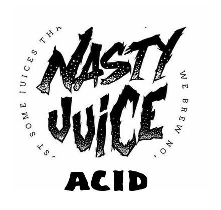 By the world famous juice brand Nasty, the all new Acid range, Manufactured by Nasty Juice VG: 70% | PG: 30%   Sold In The UK by The Vapour Bar.