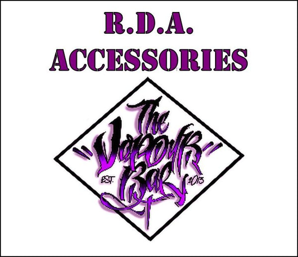 R.D.A. Accessories EXPERIENCED VAPERS SHOULD USE THESE PRODUCTS USING THE CORRECT `TOOLS` AND `OHMS METERS` (Resistance Checking Meter) Sold in the UK by The Vapour Bar.