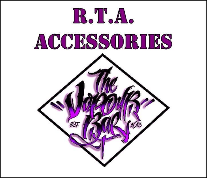 R.T.A. Accessories EXPERIENCED VAPERS SHOULD USE THESE PRODUCTS USING THE CORRECT `TOOLS` AND `OHMS METERS` (Resistance Checking Meter) .Sold in the UK by The Vapour Bar UK