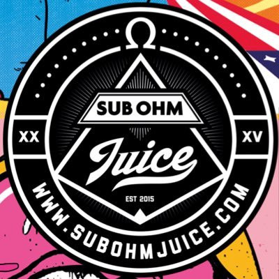 Sub Ohm Juice is a brand of premium E-Liquids made in Miami USA. 80Vg Heavy mix. Sold in the UK by The Vapour Bar.