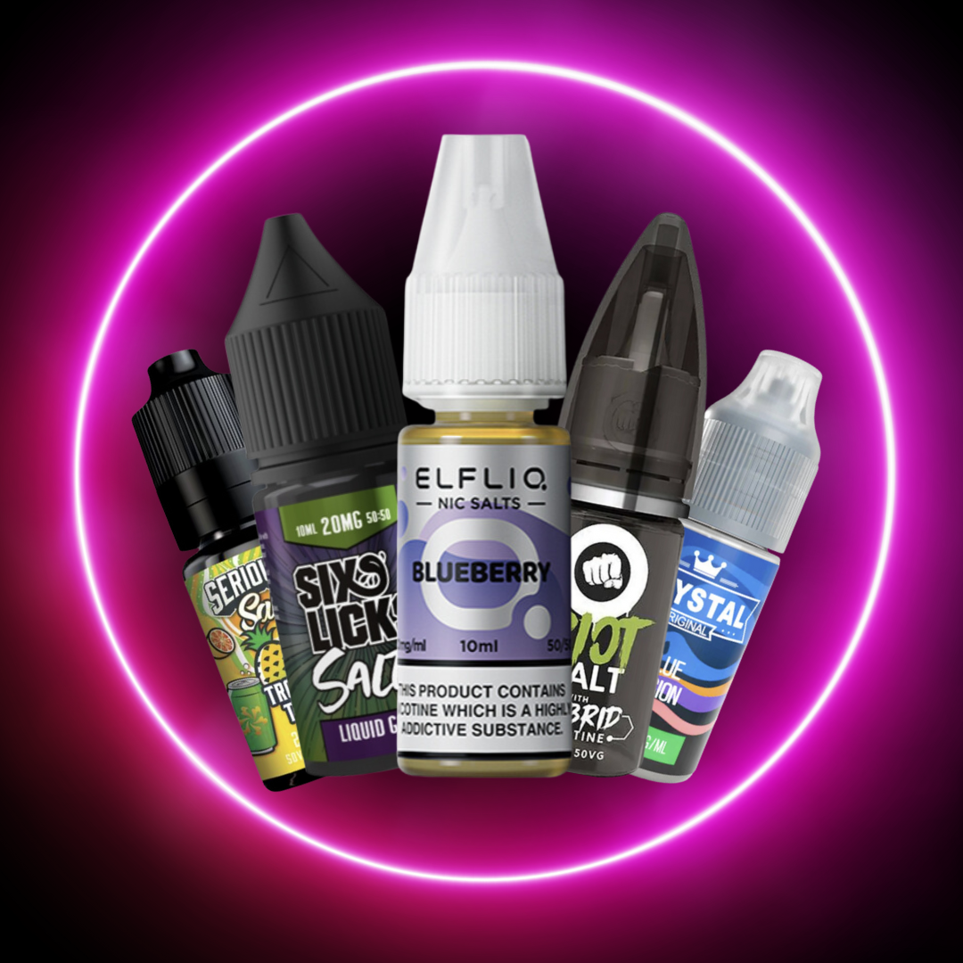 Nic Salts. Sold in the UK by The Vapour Bar UK 