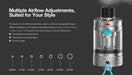 Nautilus 3 Tank By Aspire air flow UK