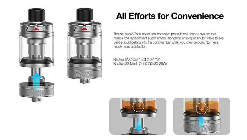 Nautilus 3 Tank By Aspire filling UK