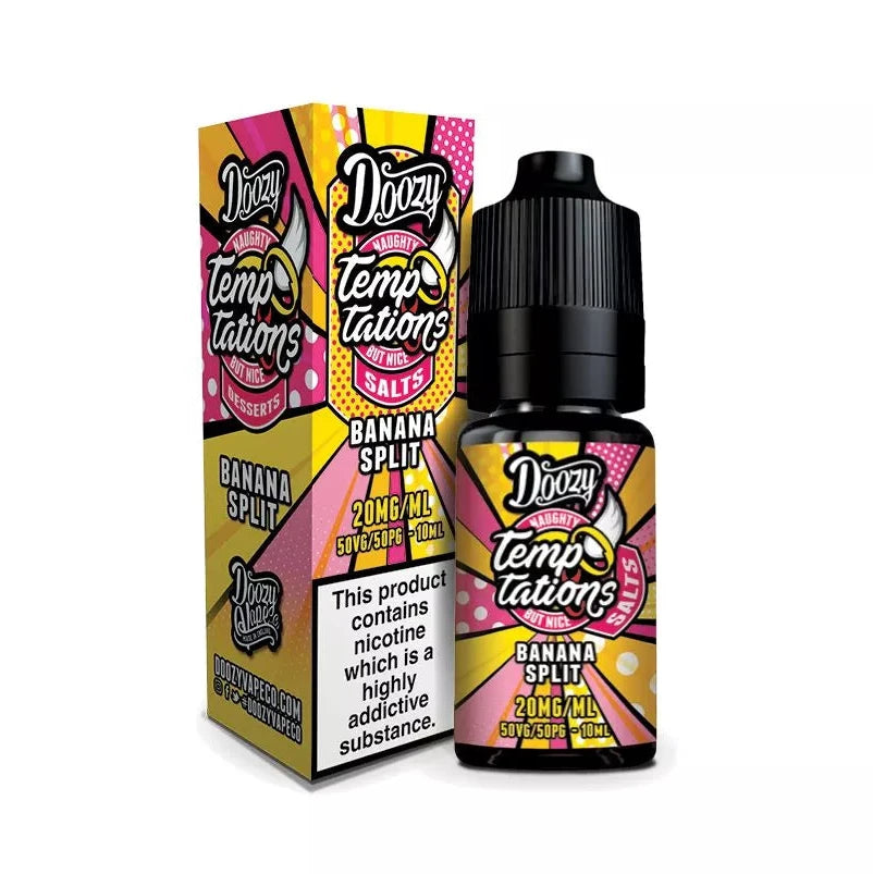 Banana Split Nic Salt By Doozy Temptations UK