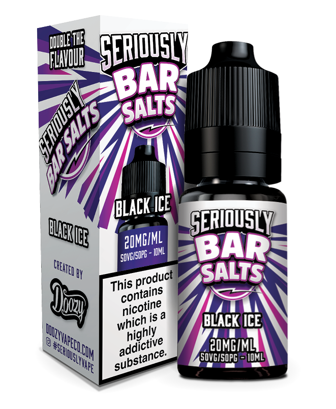 Black Ice Nic Salt By Seriously Bar Salts UK