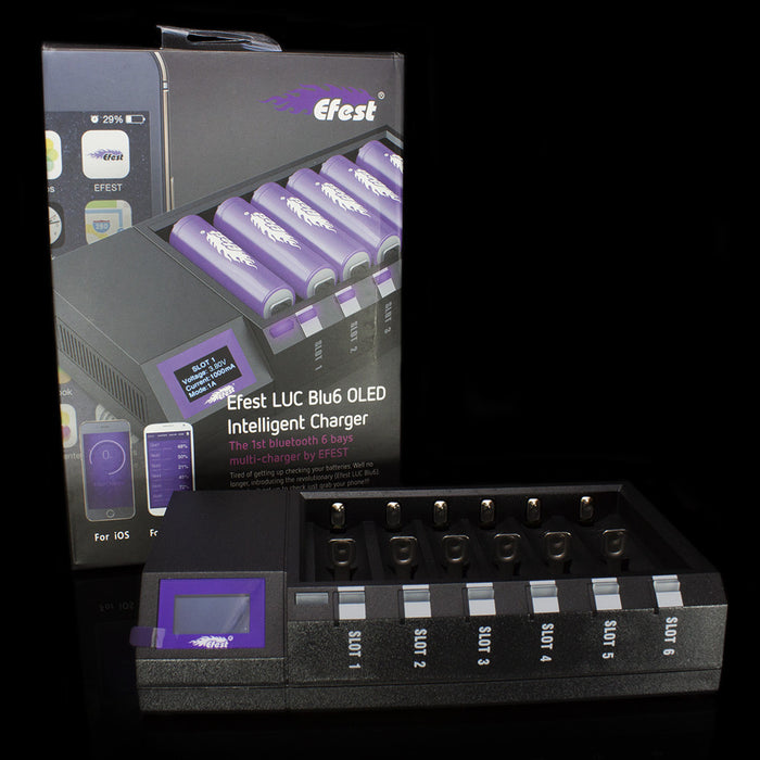 Blu6 Charger By Efest LCD