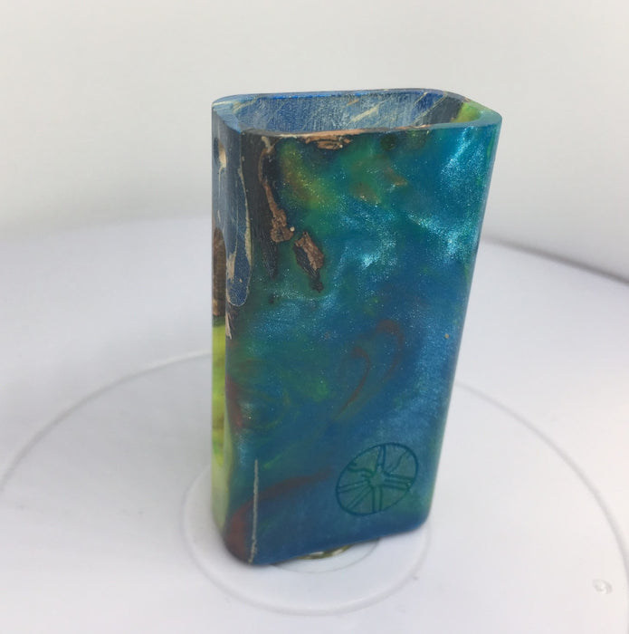 Icare 650mah Stab Wood Sleeve By Asmodus Hy+Yel+Blu