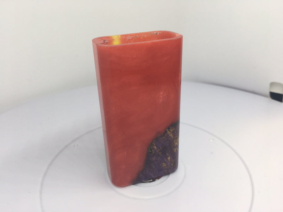 Icare 650mah Stab Wood Sleeve By Asmodus Hy+Pur+Red